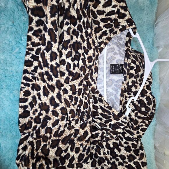 Leopard Print Women's Tunic - Picture 2 of 4